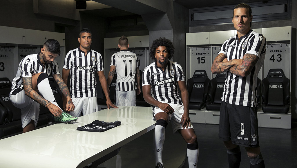 PAOK 17 18 Home Away Third Kits Released Footy Headlines